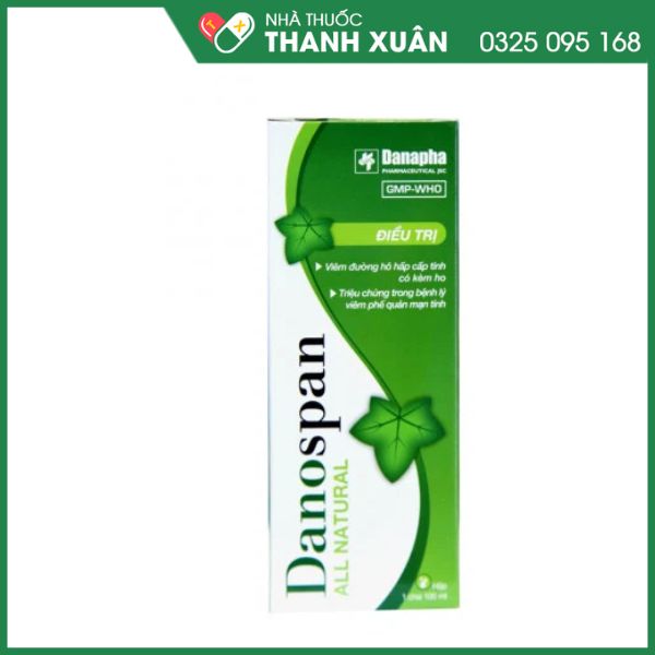 Danospan trị viêm đường hô hấp cấp tính